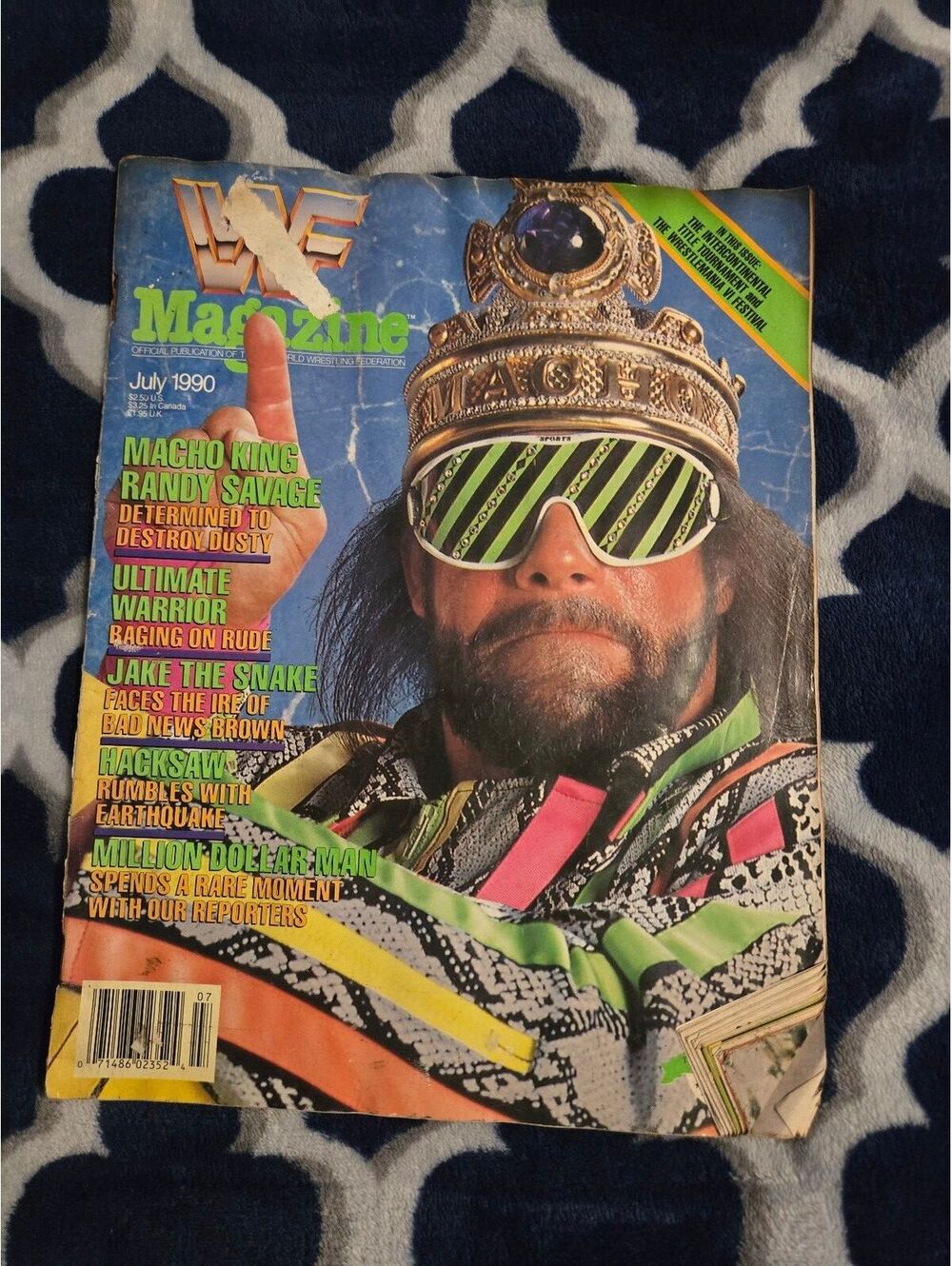 WWF Magazine July 1990 Featuring Macho King Randy Savage